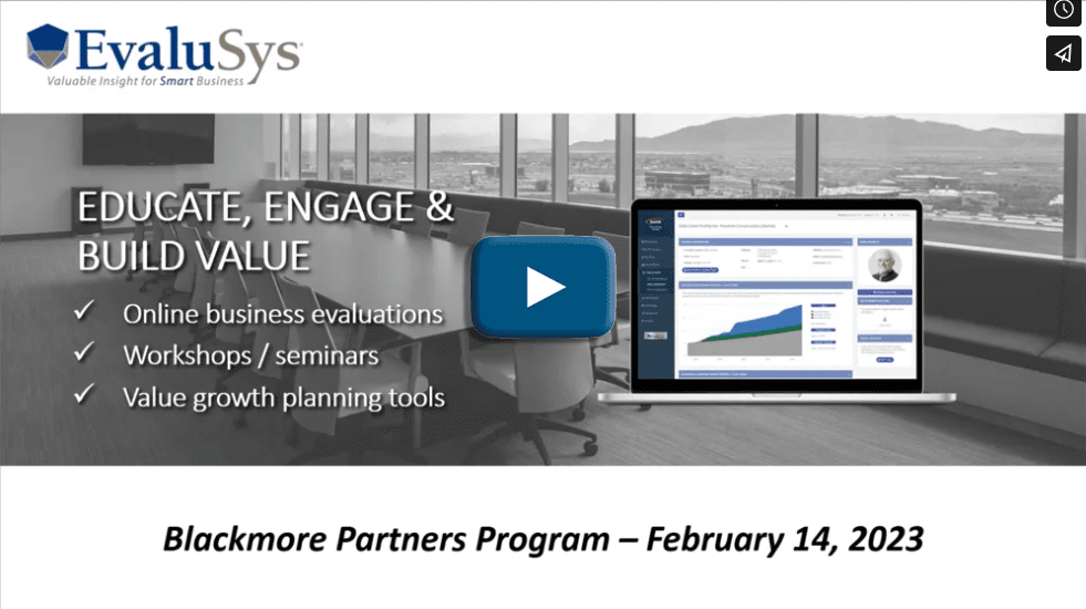 EvaluSys featured in Blackmore Partners Webcast - Feb 14 2023