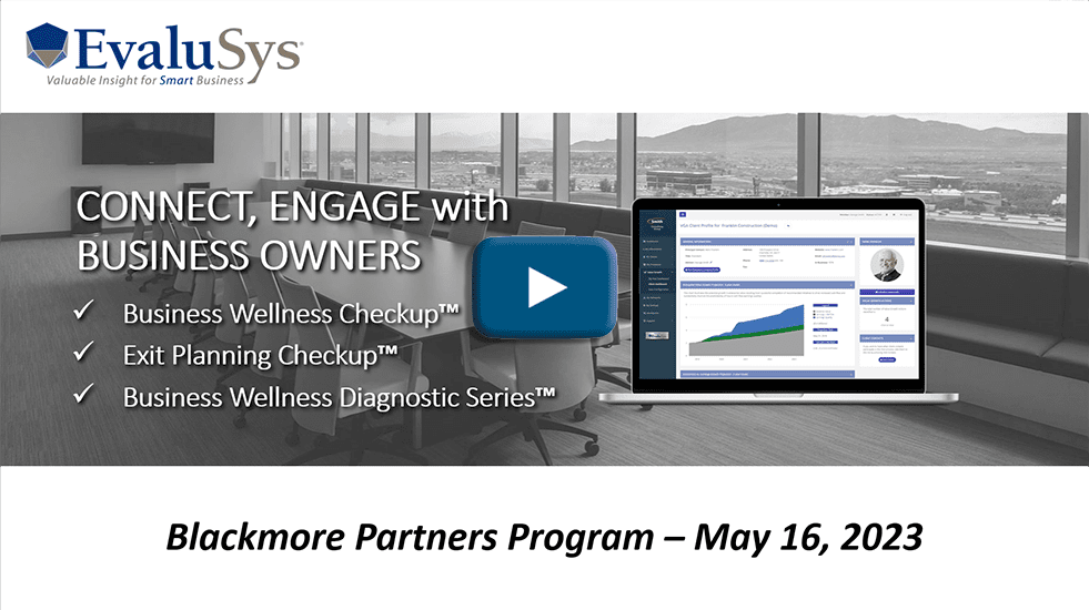 EvaluSys featured in Blackmore Partners Webcast - May 16, 2023